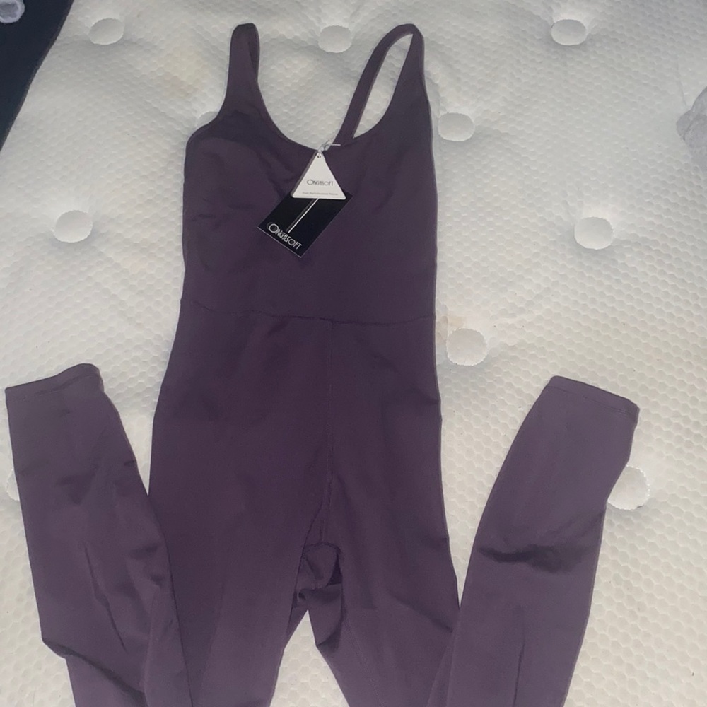Purple Ongasoft Jumpsuit 
Large 
Never worn
New with tags